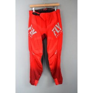Fly Racing Lite Motocross Pants 32 Red Professional Race Wear BOA Men Mens Gear